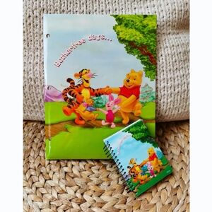 Vintage Winnie The Pooh Tabbed Journal & School Folder